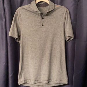 Lululemon evolution polo heathered grey medium